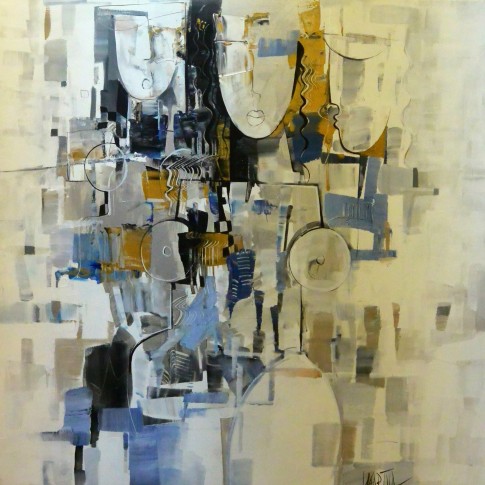 POLITICALLY CORRECT · 120 x 120 cm by Paul Ygartua