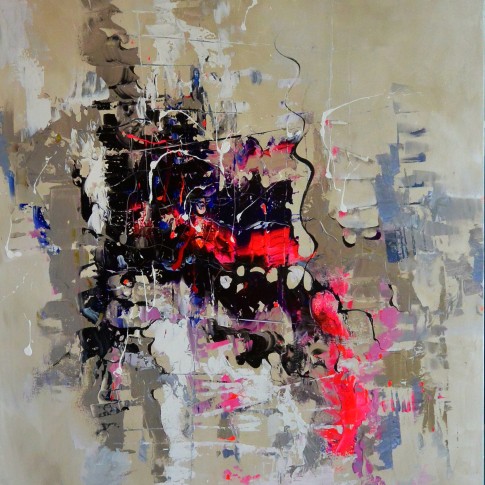 HEAVENLY REFLECTIONS · 120 x 150 cm by Paul Ygartua
