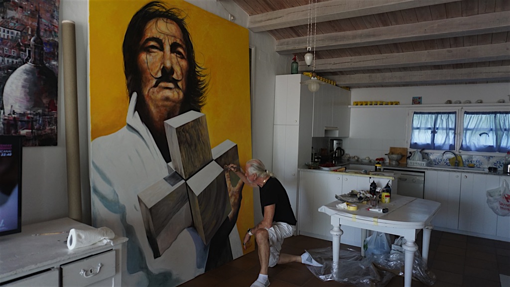 Painting Salvador Dali Portrait Painting Salvador Dali Portrait