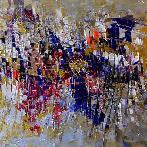 SPACIAL EXTENSIONS · 100 x 150 cm (sold) by Paul Ygartua
