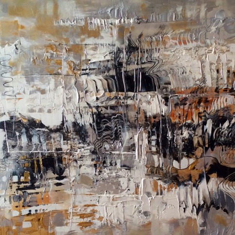 ON THE EDGE · 80 x 150 cm by Paul Ygartua