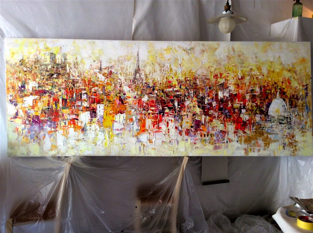 painting-paris-scene-studio