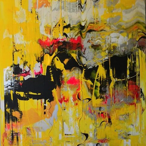 REBIRTH · 91 x 150 cm (sold) by Paul Ygartua