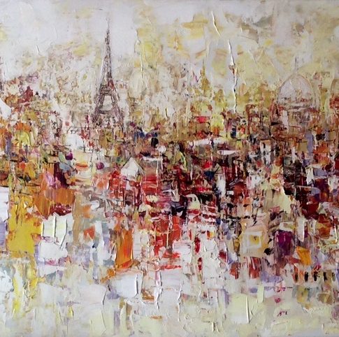 City of Light · 200 X 100 CM by Paul Ygartua