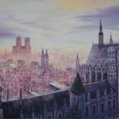 Paris by Night · 168 X 60 CM by Paul Ygartua