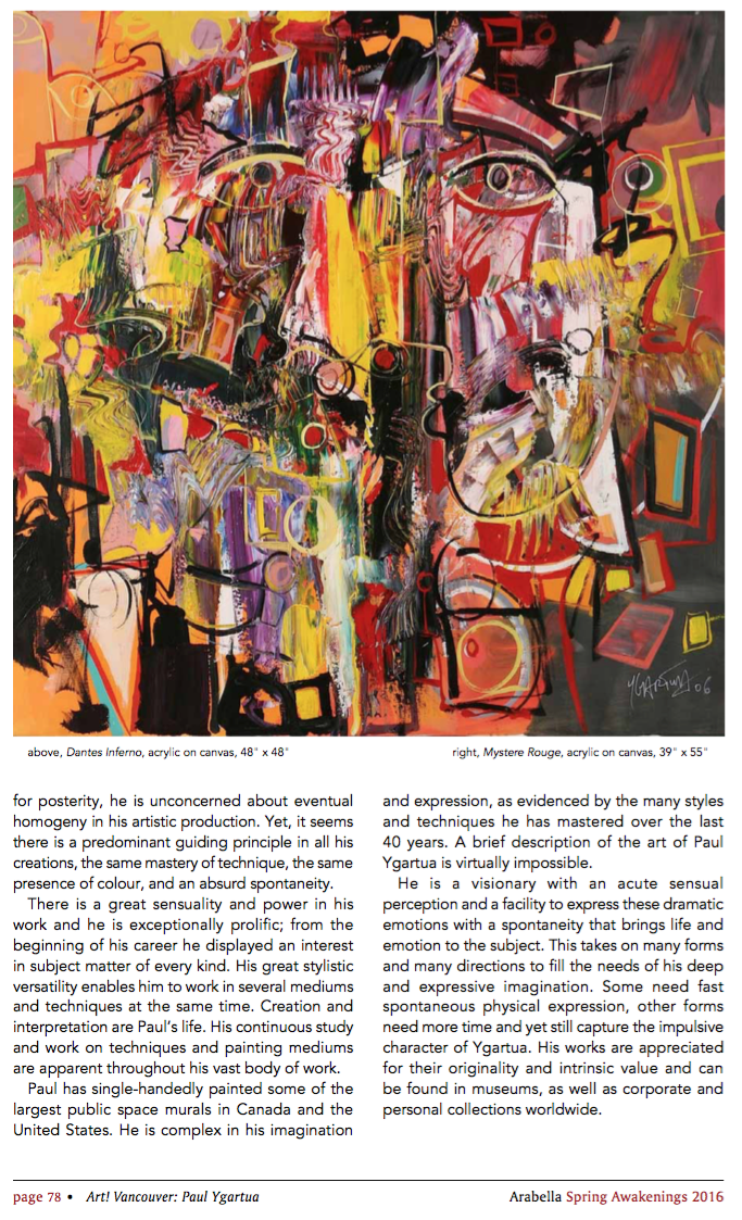 Art Vancouver article about Paul Ygartua page 02