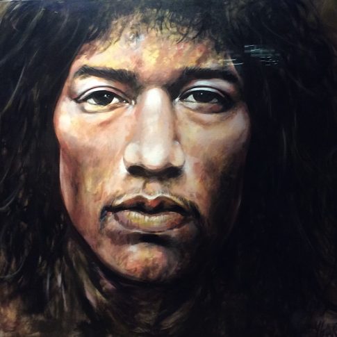 JIMI Hendrix · 120 x 150 cm (sold) by Paul Ygartua