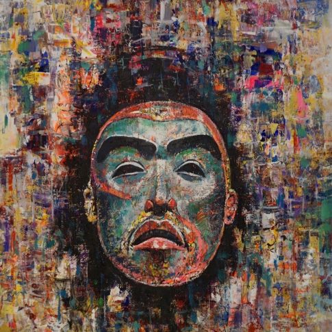 Native mask painting